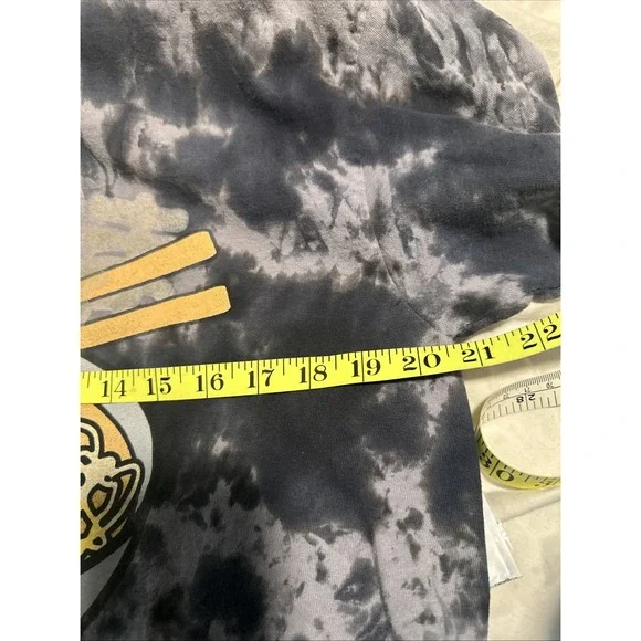Gudetama T-Shirt Medium The Lazy Egg Tie‎ Dye Gray Ramen Chopsticks Tee Sanrio - Picture 5 of 5